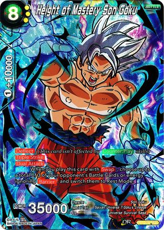 Height of Mastery Son Goku (SPR) (BT4-075) [Colossal Warfare] | Red Riot Games CA