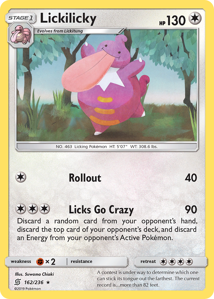 Lickilicky (162/236) [Sun & Moon: Unified Minds] | Red Riot Games CA