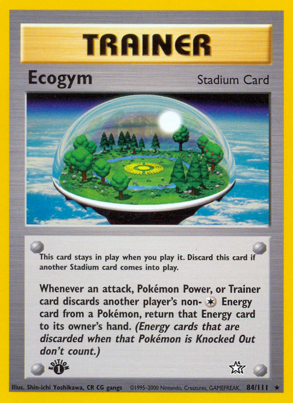 Ecogym (84/111) [Neo Genesis 1st Edition] | Red Riot Games CA