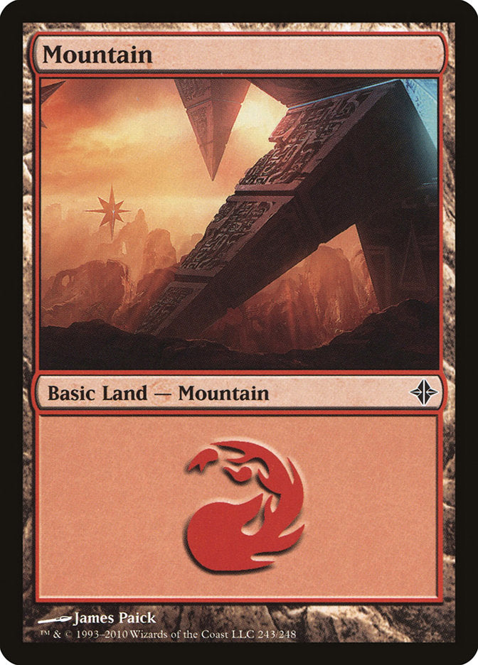 Mountain (243) [Rise of the Eldrazi] | Red Riot Games CA