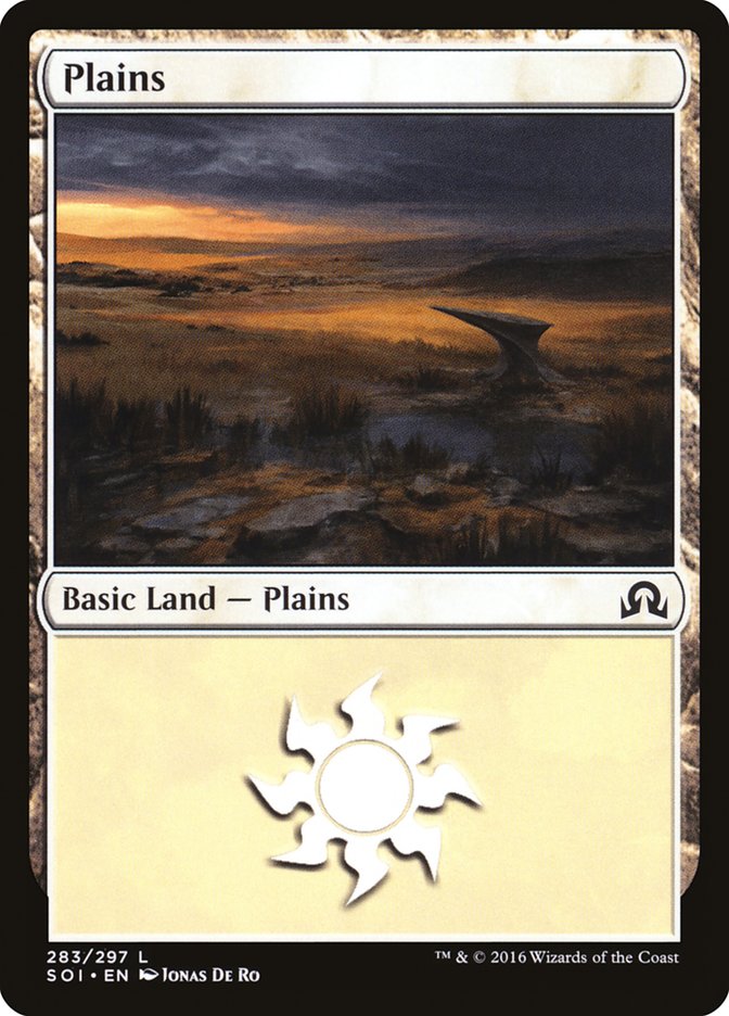 Plains (283) [Shadows over Innistrad] | Red Riot Games CA