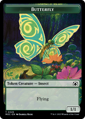 Butterfly // City's Blessing Double-Sided Token [March of the Machine Commander Tokens] | Red Riot Games CA