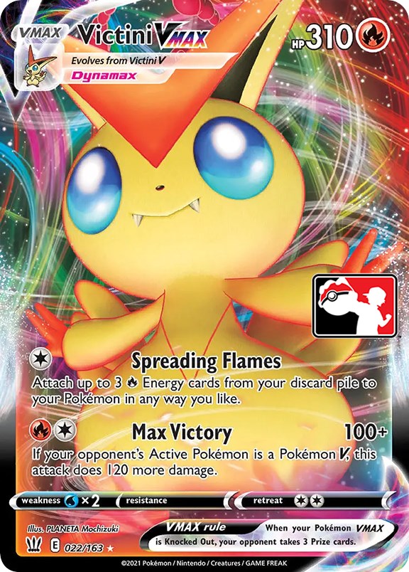 Victini VMAX (022/163) [Prize Pack Series One] | Red Riot Games CA