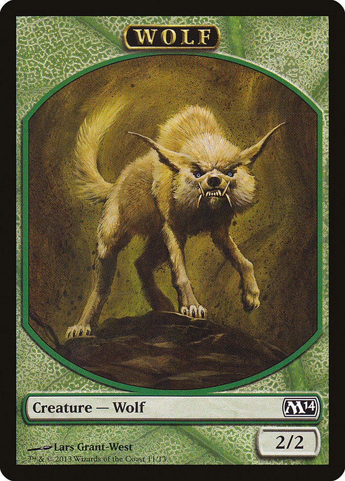 Wolf Token [Magic 2014 Tokens] | Red Riot Games CA