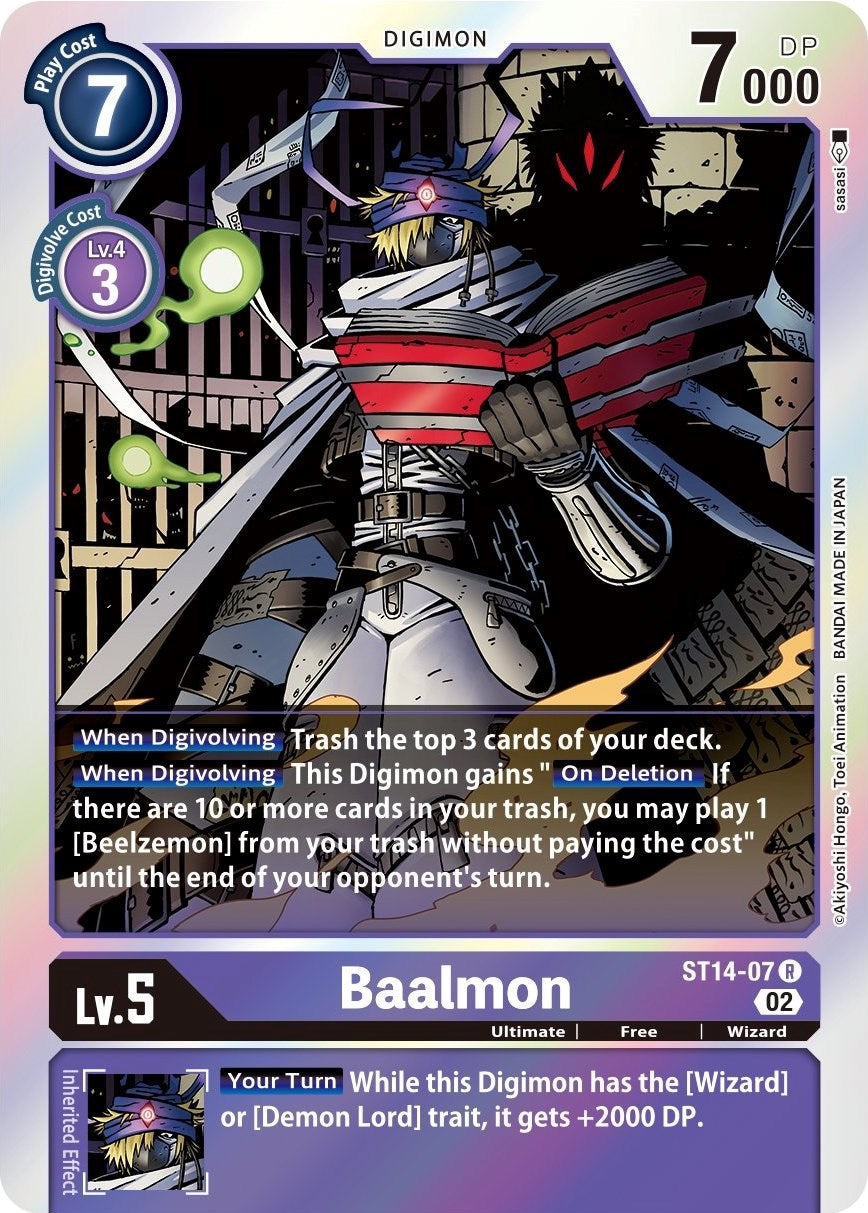 Baalmon [ST14-07] [Starter Deck: Beelzemon Advanced Deck Set] | Red Riot Games CA