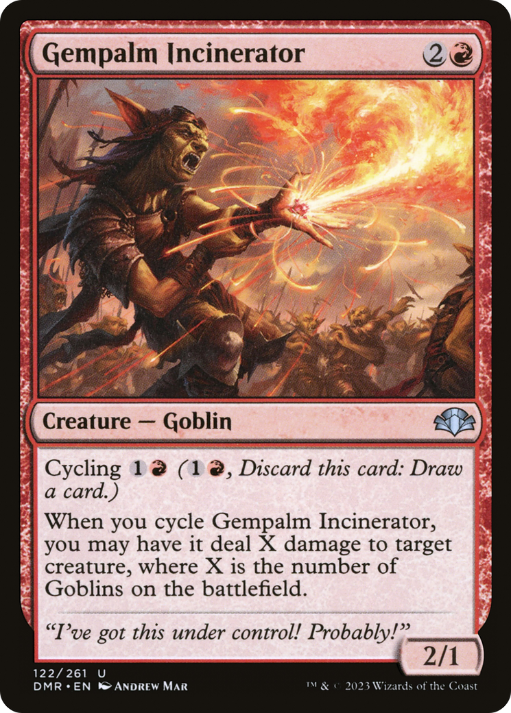 Gempalm Incinerator [Dominaria Remastered] | Red Riot Games CA