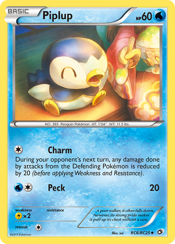 Piplup (RC6/RC25) [Black & White: Legendary Treasures] | Red Riot Games CA