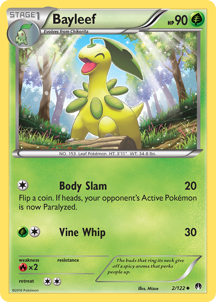 Bayleef (2/122) [XY: BREAKpoint] | Red Riot Games CA