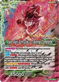 Son Goku // Kaio-Ken Son Goku, Training Complete (BT7-050_PR) [Assault of the Saiyans Prerelease Promos] | Red Riot Games CA
