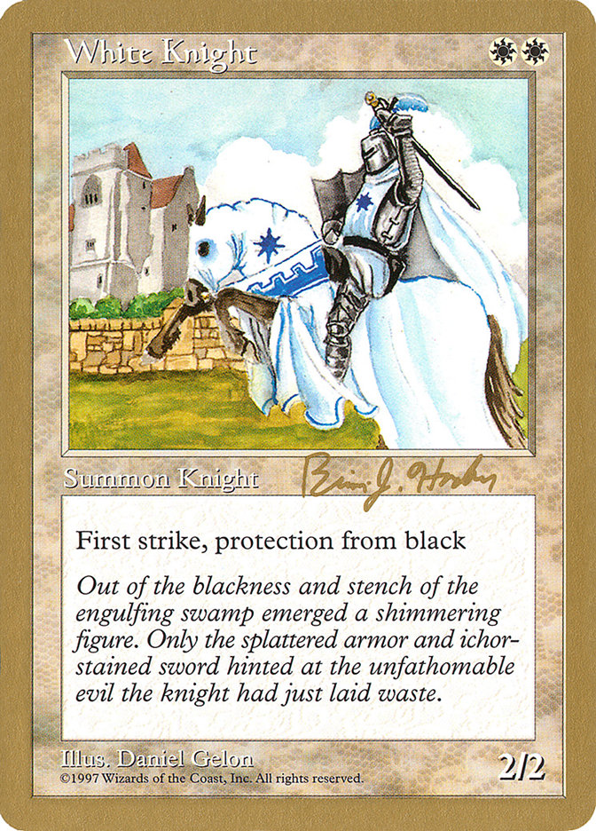 White Knight (Brian Hacker) [World Championship Decks 1998] | Red Riot Games CA