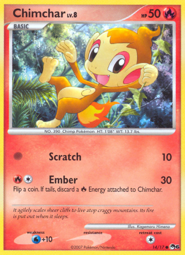 Chimchar (14/17) [POP Series 6] | Red Riot Games CA