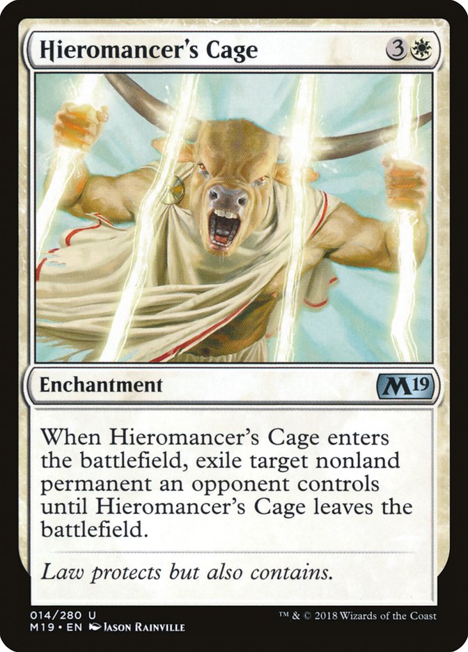Hieromancer's Cage [Core Set 2019] | Red Riot Games CA
