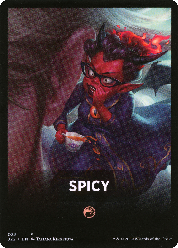 Spicy Theme Card [Jumpstart 2022 Front Cards] | Red Riot Games CA