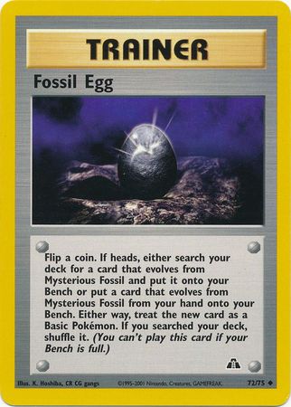 Fossil Egg (72/75) [Neo Discovery Unlimited] | Red Riot Games CA