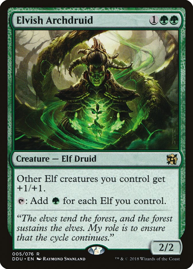 Elvish Archdruid [Duel Decks: Elves vs. Inventors] | Red Riot Games CA