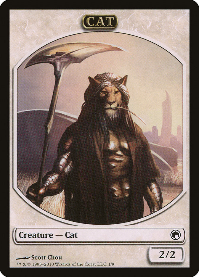 Cat Token [Scars of Mirrodin Tokens] | Red Riot Games CA