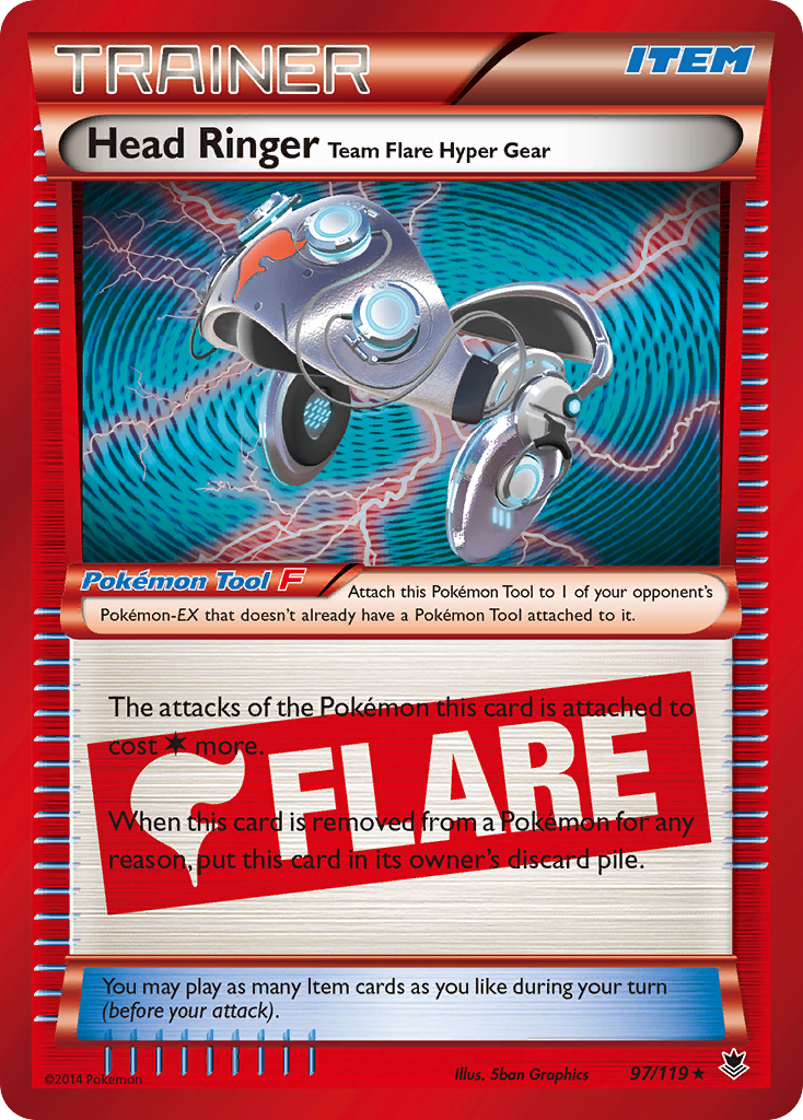 Head Ringer Team Flare Hyper Gear (97/119) [XY: Phantom Forces] | Red Riot Games CA