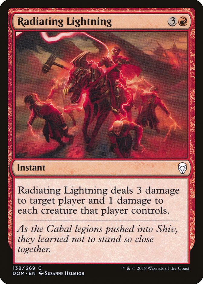 Radiating Lightning [Dominaria] | Red Riot Games CA