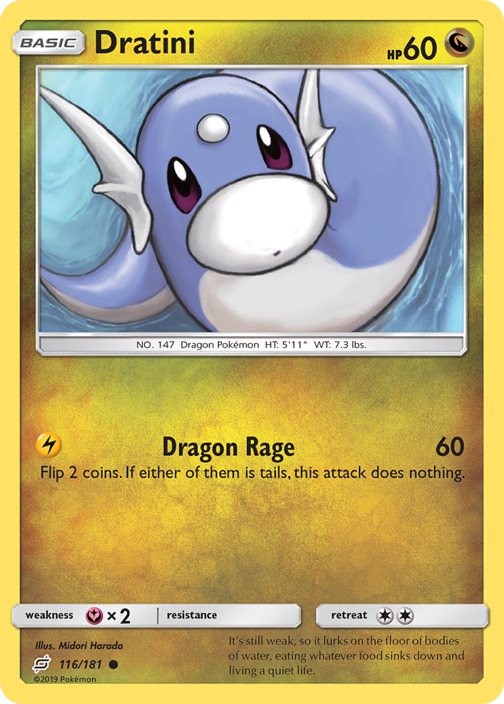 Dratini (116/181) [Sun & Moon: Team Up] | Red Riot Games CA