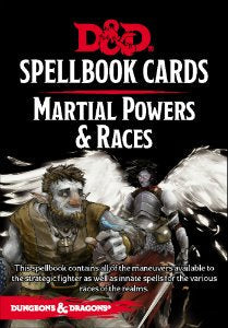 Spellbook Cards: Martial Powers & Races Deck | Red Riot Games CA
