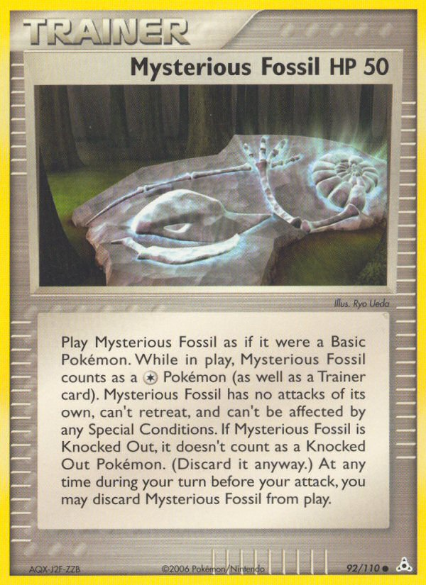 Mysterious Fossil (92/110) [EX: Holon Phantoms] | Red Riot Games CA