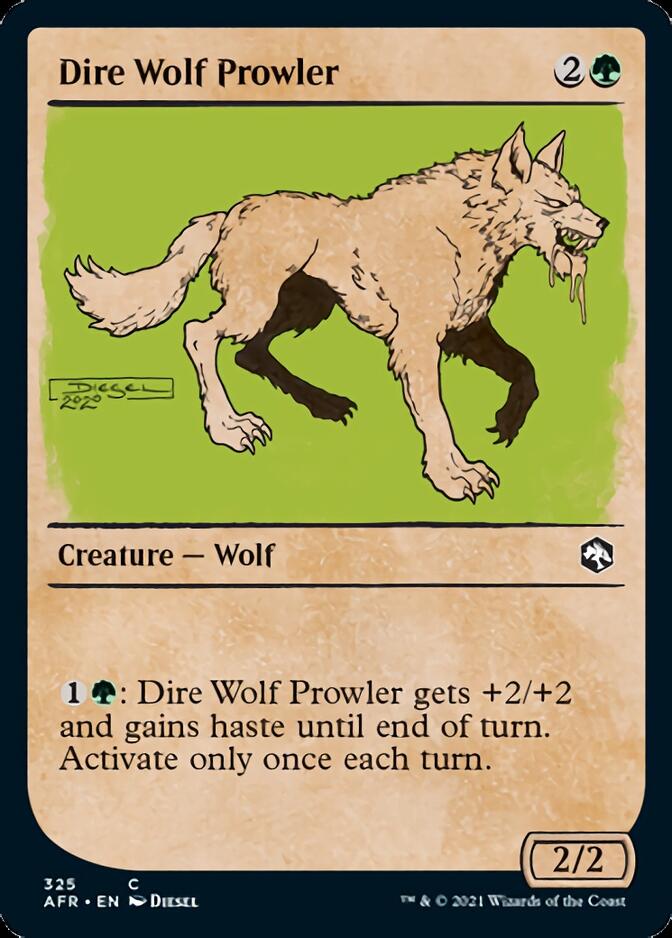 Dire Wolf Prowler (Showcase) [Dungeons & Dragons: Adventures in the Forgotten Realms] | Red Riot Games CA