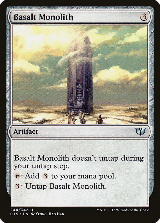 Basalt Monolith [Commander 2015] | Red Riot Games CA