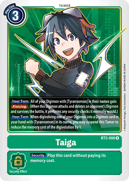 Taiga [BT2-088] [Release Special Booster Ver.1.0] | Red Riot Games CA