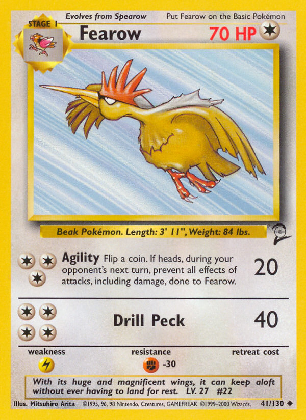 Fearow (41/130) [Base Set 2] | Red Riot Games CA