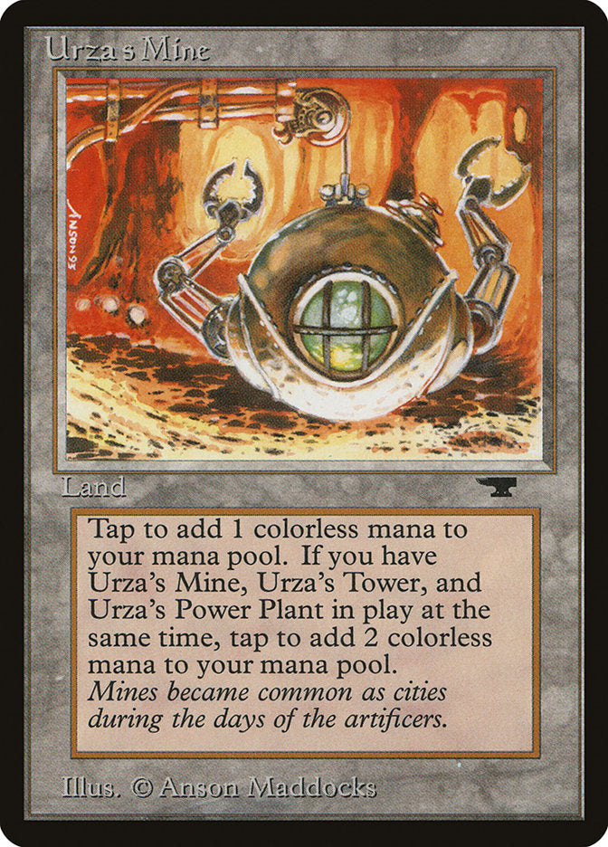 Urza's Mine (Orange Background) [Antiquities] | Red Riot Games CA