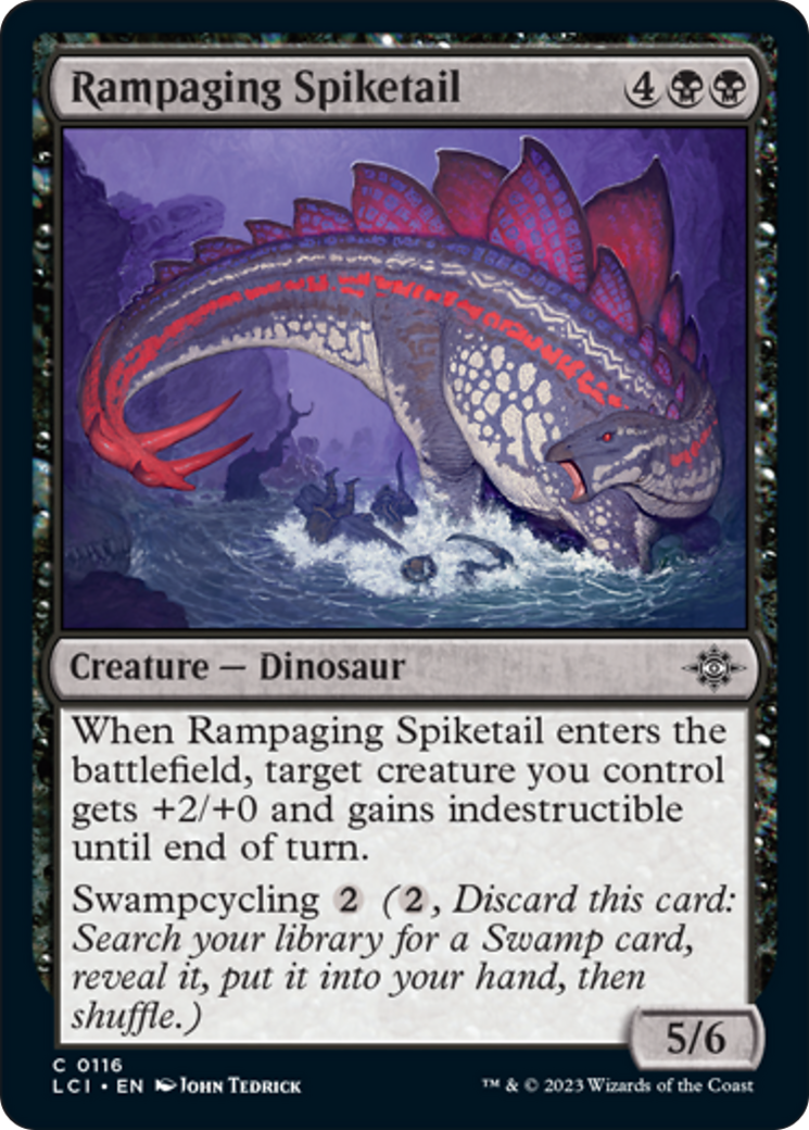 Rampaging Spiketail [The Lost Caverns of Ixalan] | Red Riot Games CA