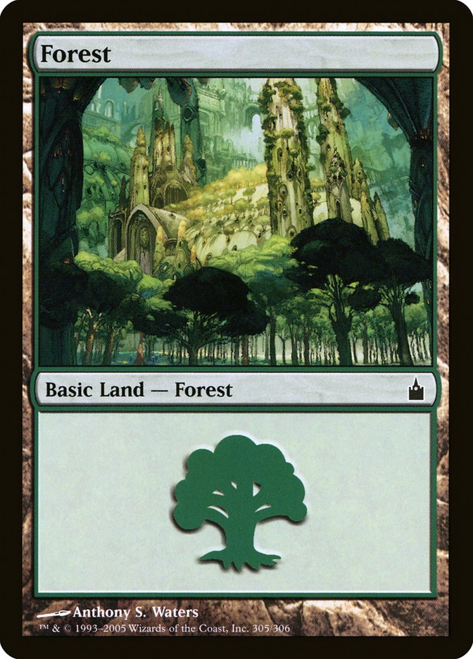 Forest (305) [Ravnica: City of Guilds] | Red Riot Games CA