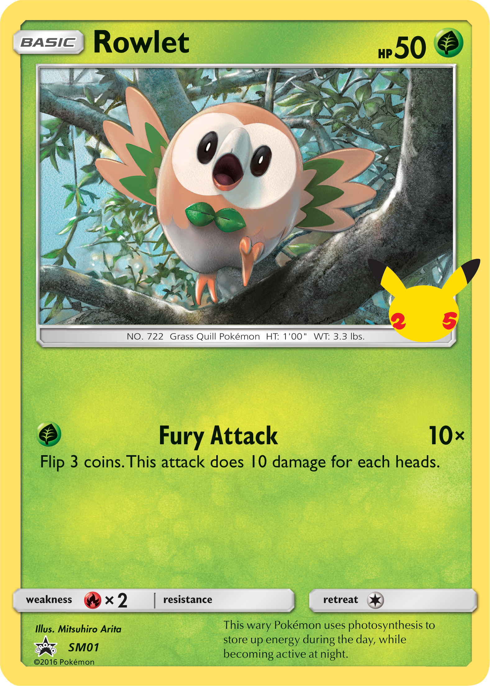 Rowlet (SM01) [First Partner Pack] | Red Riot Games CA