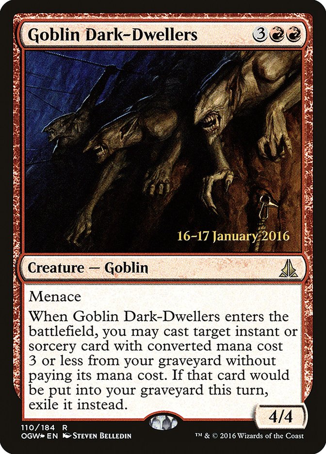 Goblin Dark-Dwellers [Oath of the Gatewatch Prerelease Promos] | Red Riot Games CA