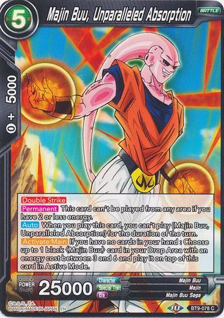 Majin Buu, Unparalleled Absorption (BT9-078) [Universal Onslaught] | Red Riot Games CA
