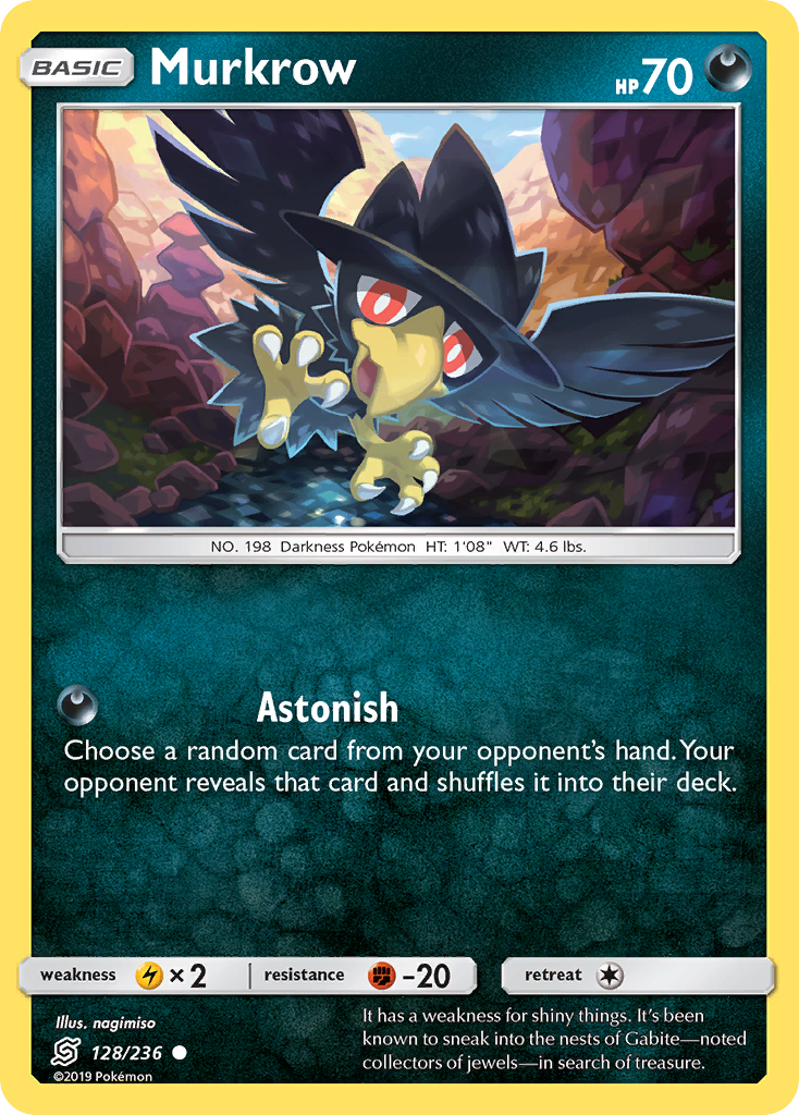 Murkrow (128/236) [Sun & Moon: Unified Minds] | Red Riot Games CA