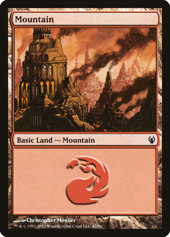 Mountain (42) [Duel Decks: Izzet vs. Golgari] | Red Riot Games CA