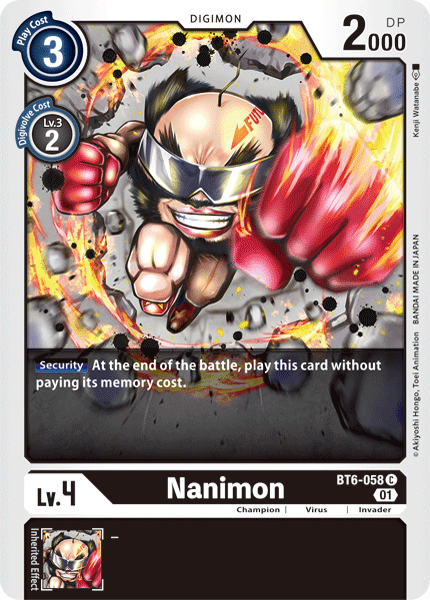 Nanimon [BT6-058] [Double Diamond] | Red Riot Games CA
