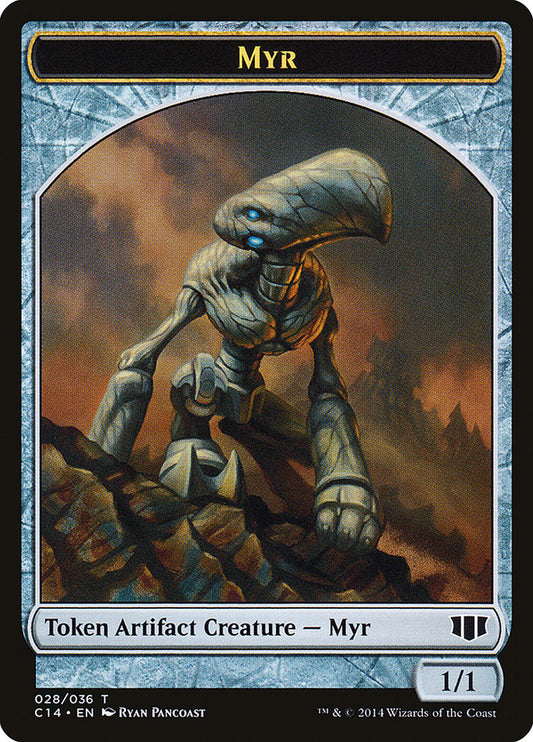 Myr // Pentavite Double-Sided Token [Commander 2014 Tokens]