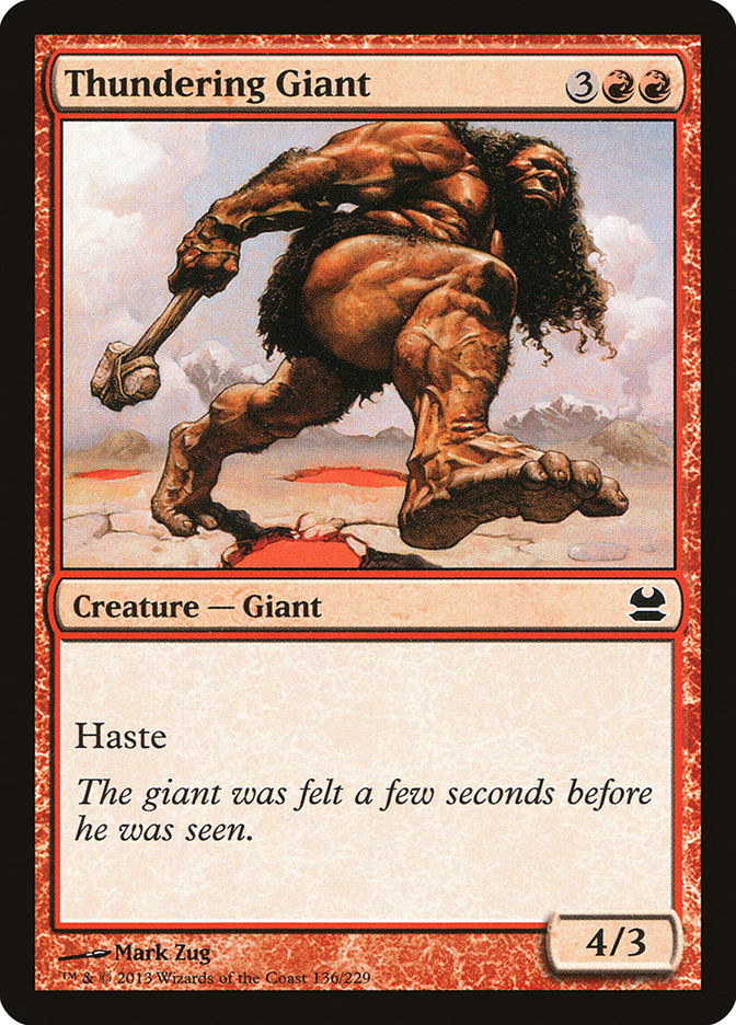 Thundering Giant [Modern Masters] | Red Riot Games CA