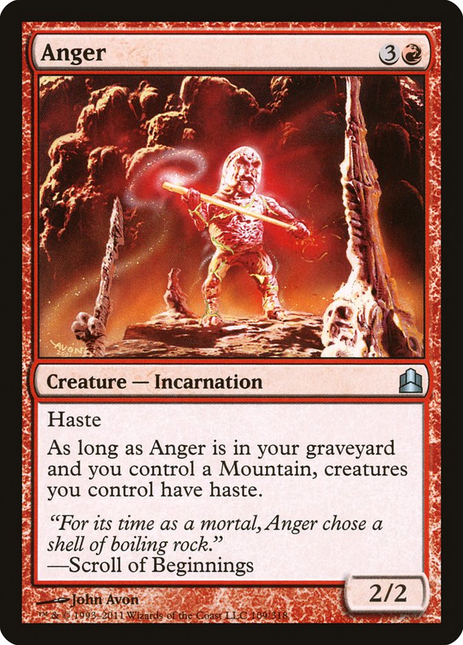Anger [Commander 2011] | Red Riot Games CA