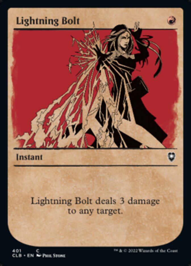 Lightning Bolt (Showcase) [Commander Legends: Battle for Baldur's Gate] | Red Riot Games CA