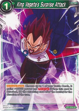 King Vegeta's Surprise Attack (BT1-079) [Galactic Battle] | Red Riot Games CA