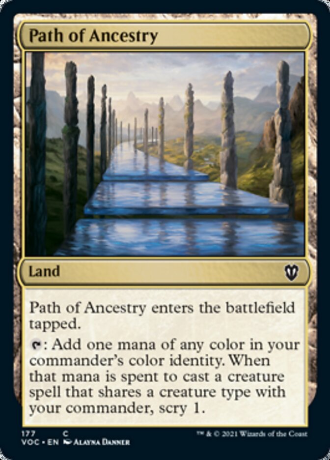 Path of Ancestry [Innistrad: Crimson Vow Commander] | Red Riot Games CA