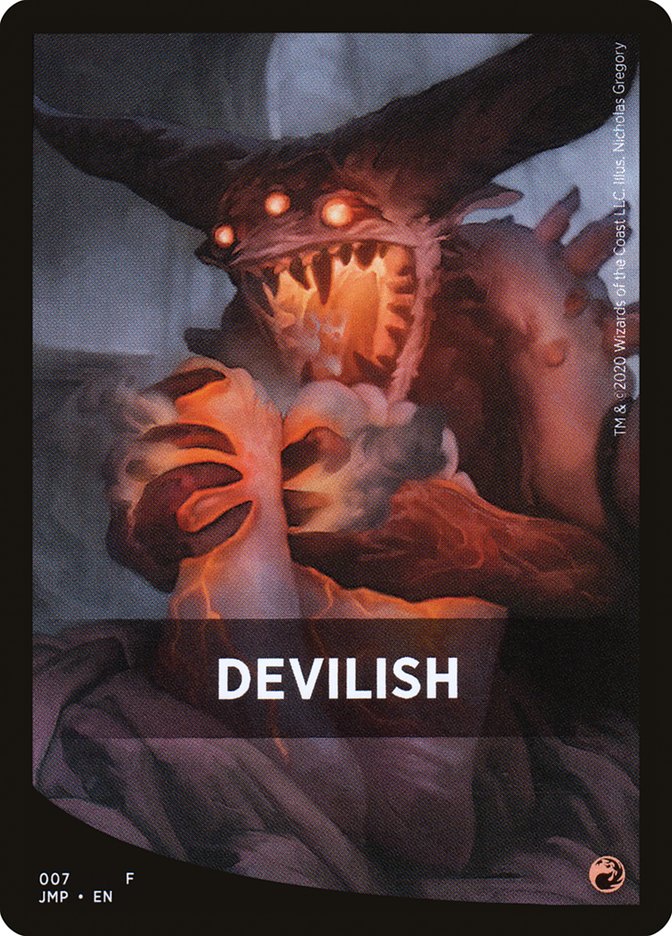 Devilish Theme Card [Jumpstart Front Cards] | Red Riot Games CA