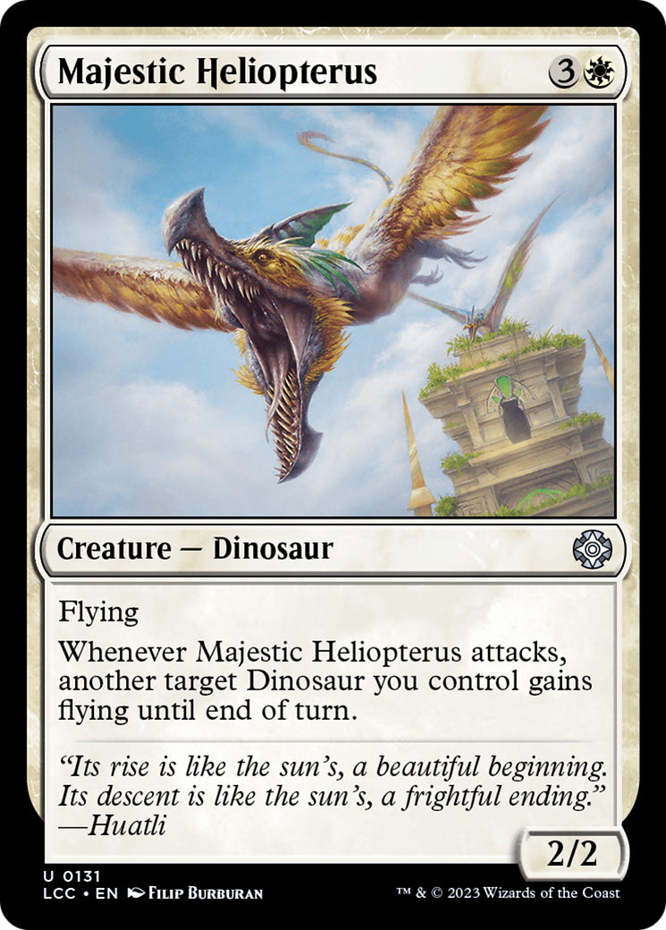 Majestic Heliopterus [The Lost Caverns of Ixalan Commander] | Red Riot Games CA