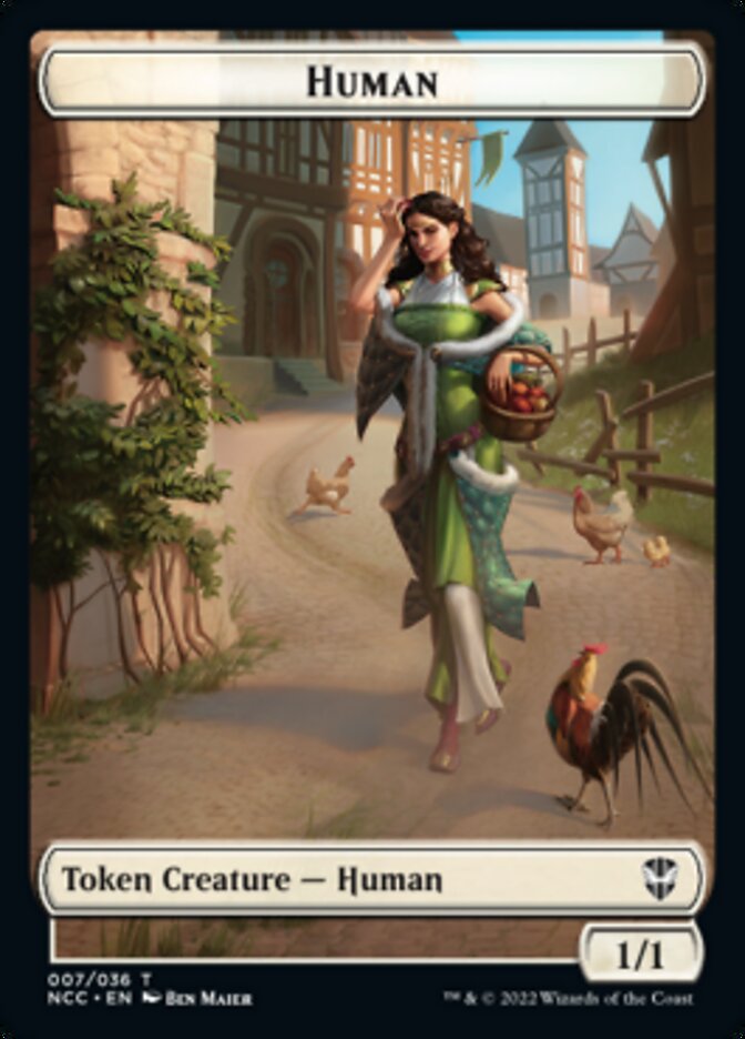 Eldrazi Spawn // Human Double-Sided Token [Streets of New Capenna Commander Tokens] | Red Riot Games CA