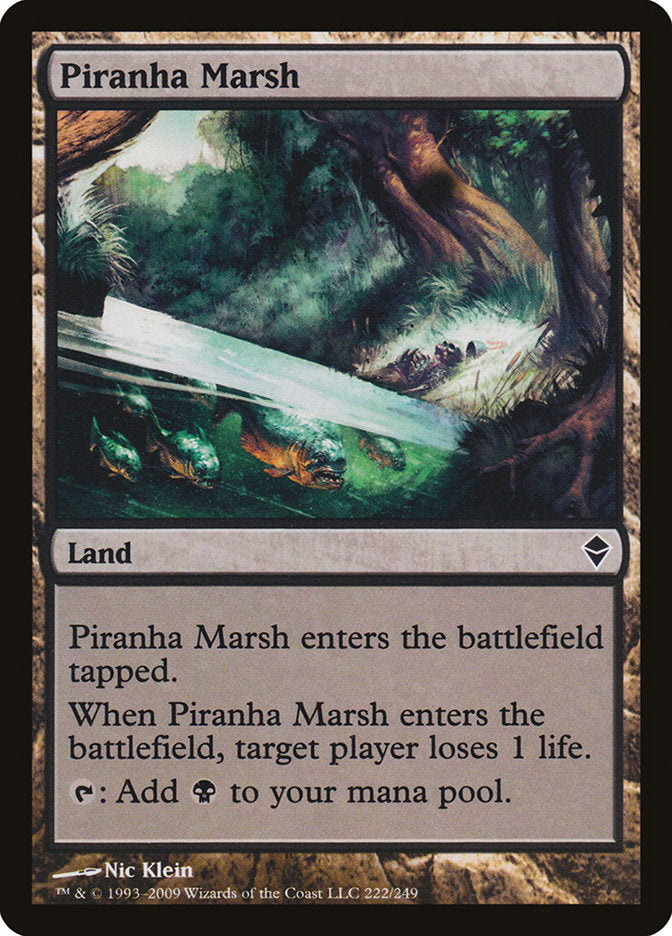 Piranha Marsh [Zendikar] | Red Riot Games CA