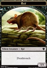 Rat // Cat Double-Sided Token [Commander 2017 Tokens] | Red Riot Games CA