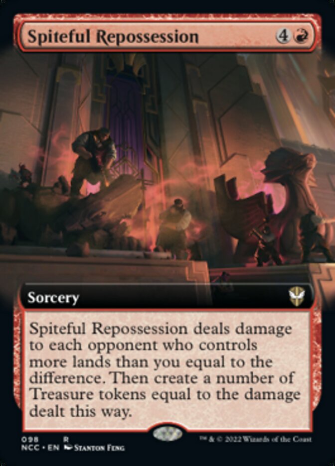 Spiteful Repossession (Extended Art) [Streets of New Capenna Commander] | Red Riot Games CA